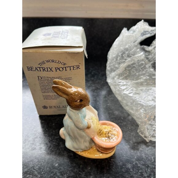 Vintage 1989 ROYAL ALBERT Cecily Parsley figurine Beatrix Potter Original Box - Picture 6 of 7